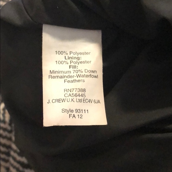 Original J.Crew Herringbone Excursion Quilted Vest - Picture 4 of 4